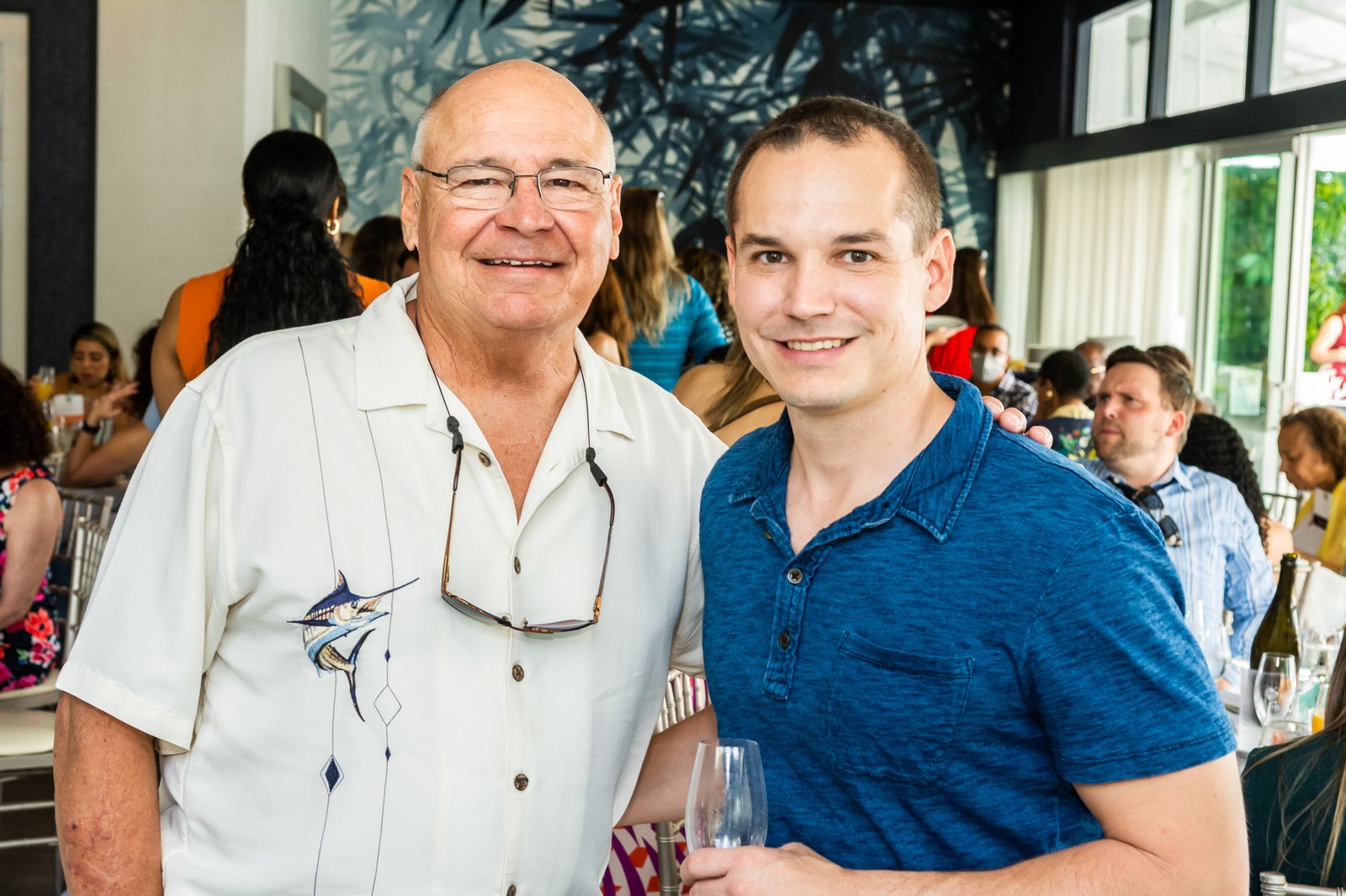 Two guests together at a Take Stock in Children of Broward event